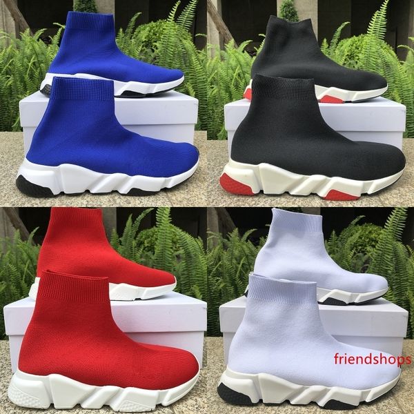 

speed trainer black red blue flat luxury socks shoes girl fashion platform casual shoes men women designer sneakers size 36-45