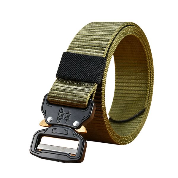 

tactical belt men's outdoor nylon belts outdoor waistband adjustable emergency survival hunting belts accessories, Black;gray