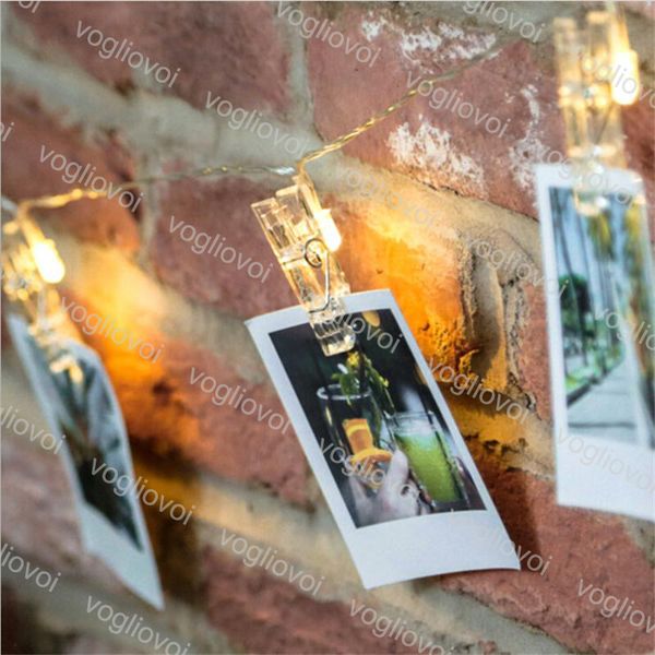 

christmas lights clip lamp 1m 2m 3m 6m christmas weddings valentine`s day use aaa battery 4.5v led string dhl
