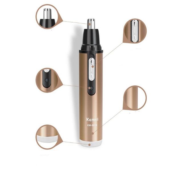 

portable safely electric nose ear hair removal trimmer travel nose haircut clipper remover cutter shaver razor scissor shaving