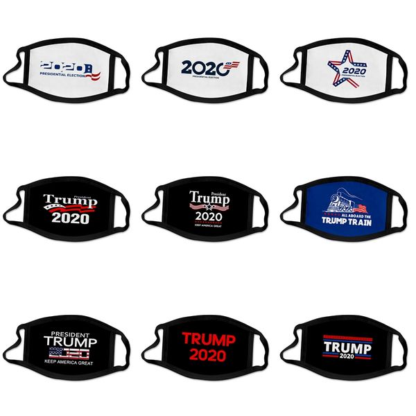 

face breathing valve mask anti dust earloop adjustable print reusable breathable designer trump protective mouth masks pm2.5 filters ljja #5