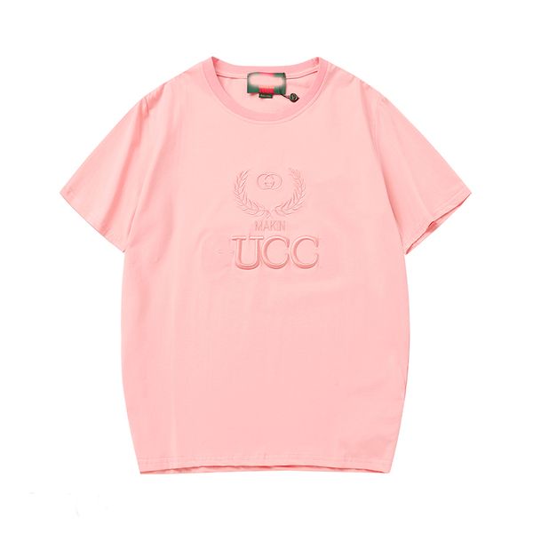 

2019 Новый Gcuci вышитые женские футболки топы футболка мужская рубашка 100% хлопок