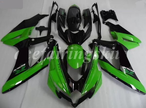 

4gifts injection mold new abs motorcycle fairings kit fit for suzuki gsx-r600 gsx-r750 600 750 k8 2008 2009 2010 08 09 10 green black
