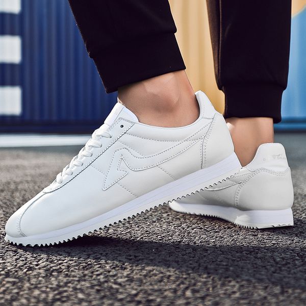 

2020 g.n.shijia fashion shoes cow leather microfiber eva rubber bottom all white red 88 running shoes sport sneaker