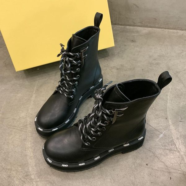 

Новые женские ботильоны черная кожа байкер загрузки роскошный дизайнер Мартин сапоги белая кожа с коробкой