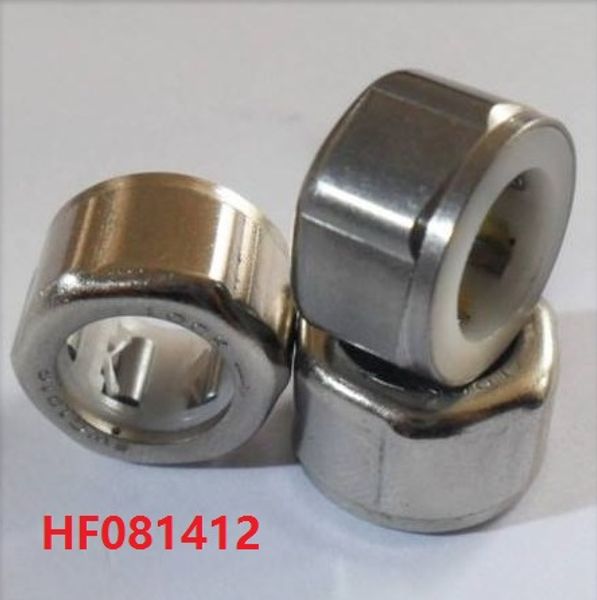 100 pçs / lote rolamento HF081412 8x14x12mm Outer hexagonal One Way Rolamento de rolos de Agulhas de Embreagem (EWC0812) 8 * 14 * 12mm