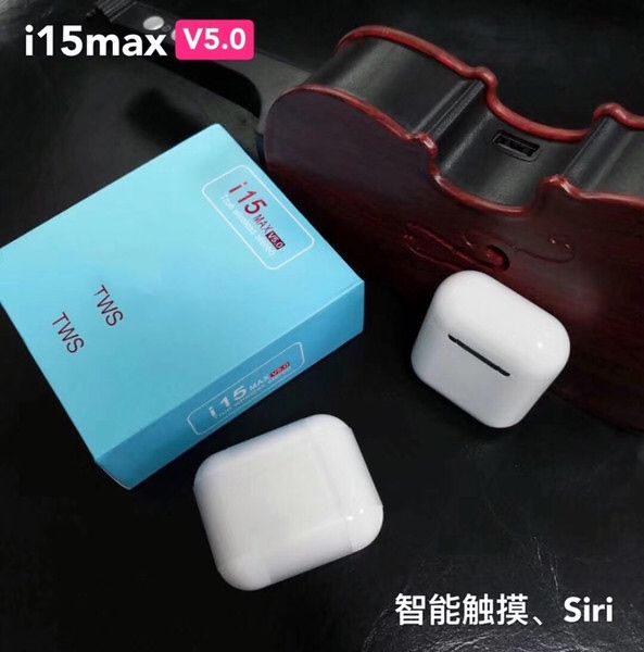

200pc i15 max 5 0 tw with pop up window touch wirele earbud bluetooth headphone ture tereo earphone wirele head et earbud