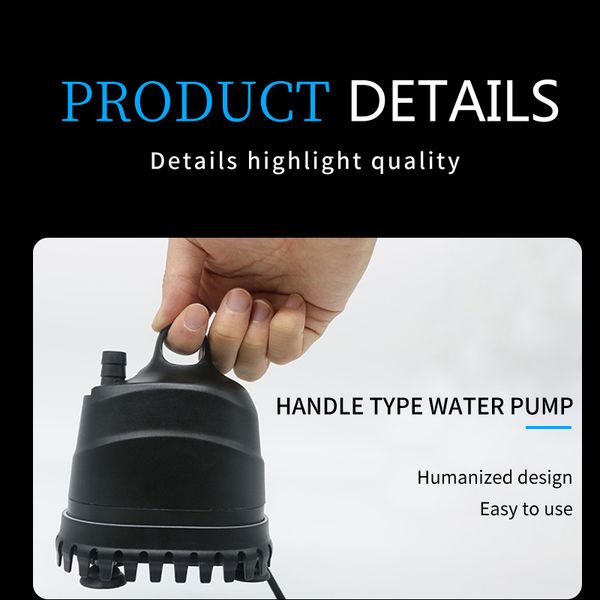 

gako aquarium water pump low consumption water fountain pump filter for fish tank pond pool fountains