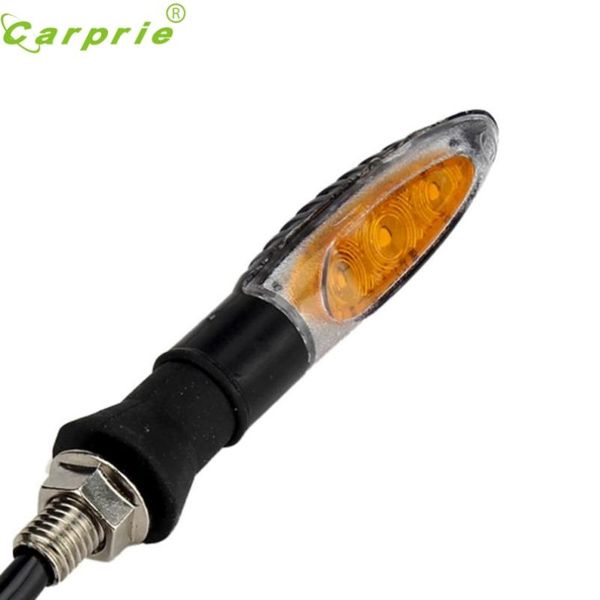 

стайлинг автомобиля 2шт 12v мотоцикл мотоцикл светодиодный индикатор янтарный свет сгибаемый my19