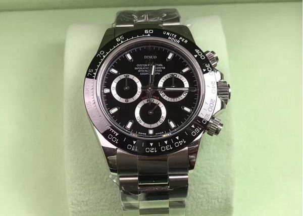 

men's watch sapphire glass silver outer ring automatic mechanical movement stainless steel solid clasp men watches women watches, Slivery;brown