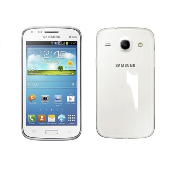 Entsperrtes Original Samsung Galaxy Duos I8262 i8262D generalüberholtes Android 4.1 Wifi GPS 3G 4,3'' Dual Core 768m 8 RoM Mobiltelefon