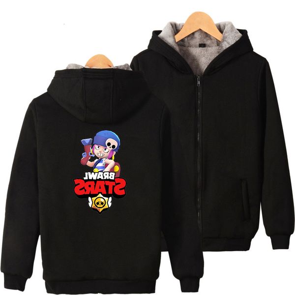 

thickening zipper cotton men and women leisure time paragraph, Red