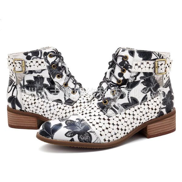 

нация ветер выдалбливают грубые с короткими сапогами чалаза национальные сапоги женщина, Black