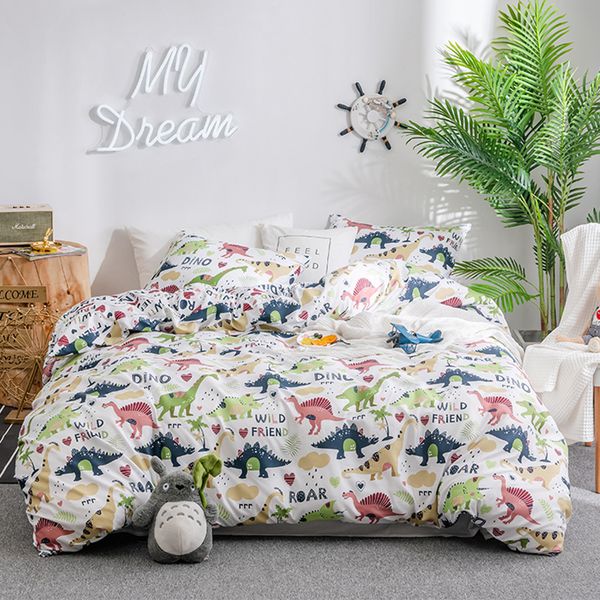 2 Animals Printing Bedding Set Twin Queen King Size Bed Set For