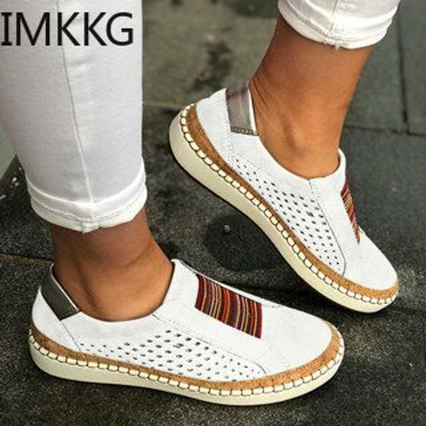 

women slip-on sneaker shoes vintage ladies casual breathable loafers women's flats tenis feminino zapatos de mujer a00327, Black