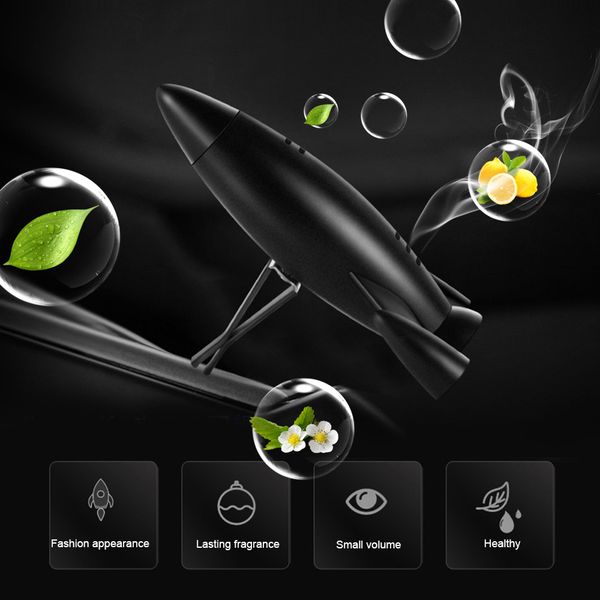 

tancredy rocket car perfume air freshener auto outlet solid perfume vent air freshener in the car conditioning clip diffuser