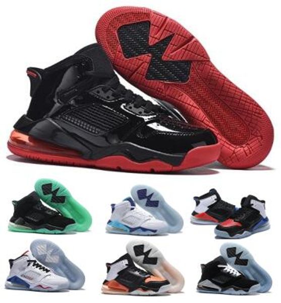 

jumpman mars 270s mens basketball shoes sneakers grape shattered 3 patent bred citrus glow black 2020 new arrival trainers shoes