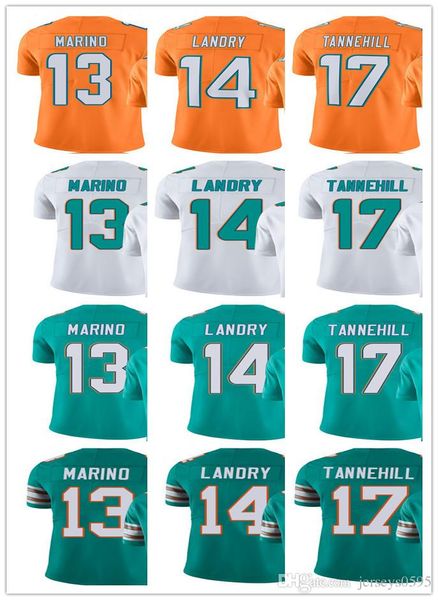 

Miami men women youth dolphin jer ey 14 jarvi landry 13 dan marino 17 ryan tannehill green orange vapor limited jer ey