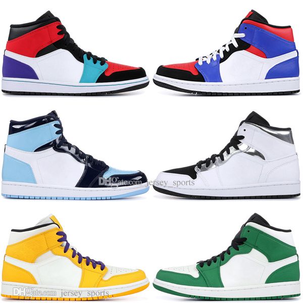 

with box 2019 1 og banned bred toe black spider-man unc 1s 3 mens basketball shoes homage to home royal blue men sport designer sneakers