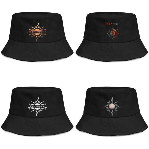 

godsmack when legends rise mens and women buckethat fitted fashion bucket baseballcap white logo galaxy godsmack rock band bike girls, Blue;gray