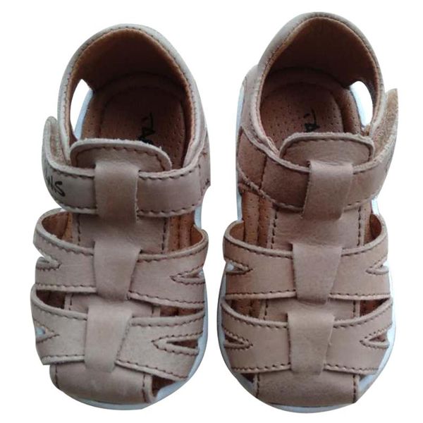 

sandals children's casual shoes boys' and girls' breathable sheepskin, Black;red