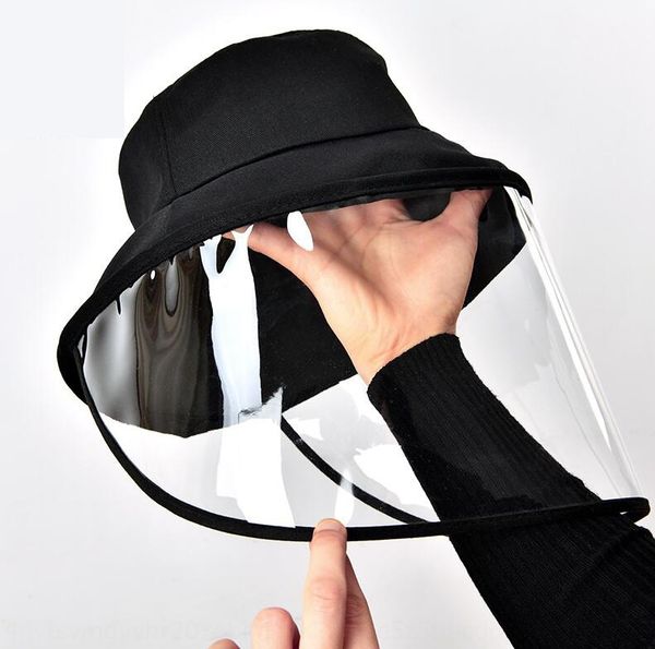 

анти-пена летит ведра рыболова ведро шляпа защитить рыбацкая шляпа путешествия изоляции маска анти-слюна защитный колпачок съемный, Blue;gray