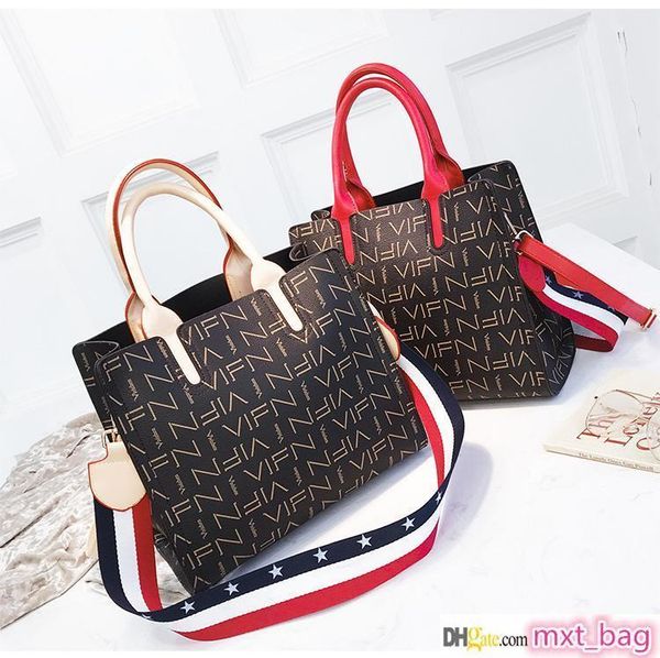 

высокое качество pu кожаной сумки женщины сумки сумки конструктора дама сумки черных женщины плеча широкий ремень сумка / 4