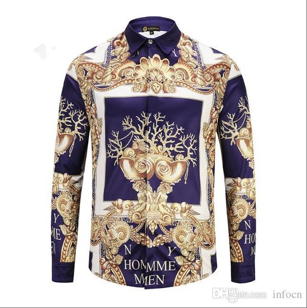 

мужчины рубашка с длинным рукавом печать рубашек mens формальные designs социальные мужчины случайные рубашка c51hg, White;black