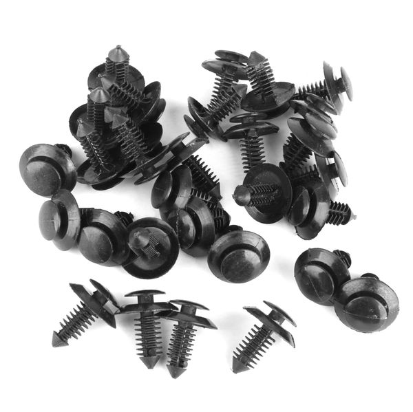 

30x папье панель папье зажим крепежное отверстие 8 мм для форд n801925 black