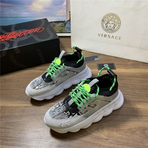 

ready stock sneakers accessories casual shoes mens women luxury fashion designer versace chain reaction scarpe shoes size 36 45