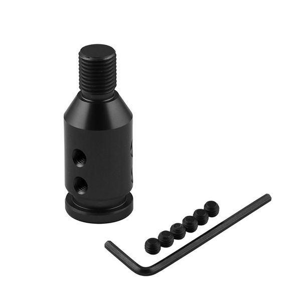 

useful shift knob adapter practical solid easy install multi colored for non threaded shifters aluminum alloy universal m12x1.25