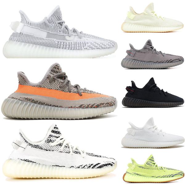 

adidas yeezy boost 350 v2 Статические кроссовки Мужские женские кроссовки Bule Tint Butter Zebra Cream Замороженные желтые кроссовки кроссовки размер 36-45