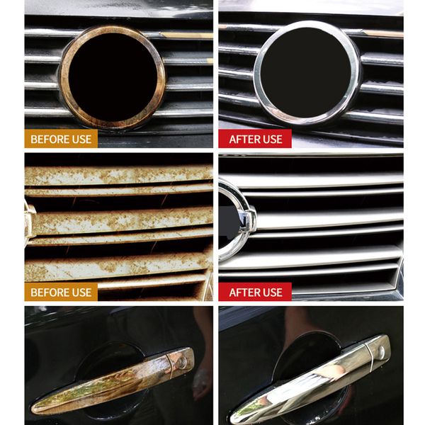 

chrome-plated parts restore polishing tool car auto metal rust remover 20/50ml