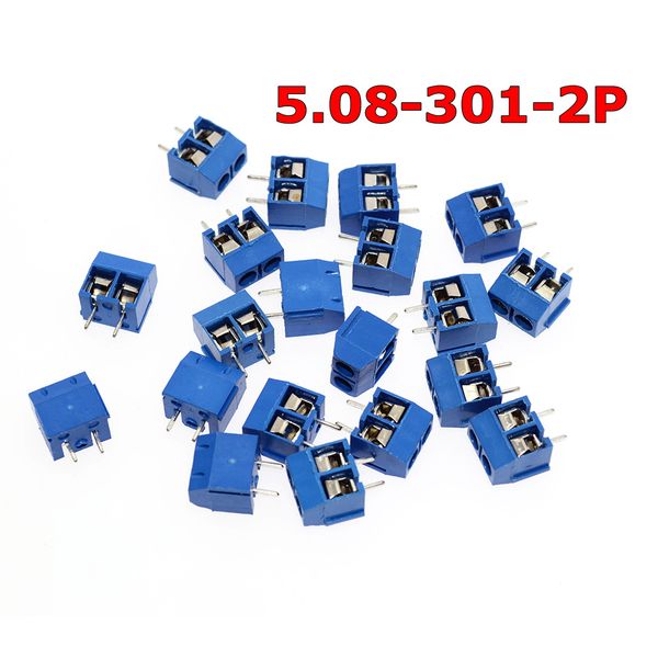

08-301-2p 301-2p 10pcs 2 pin screw terminal block connector 5mm pitch