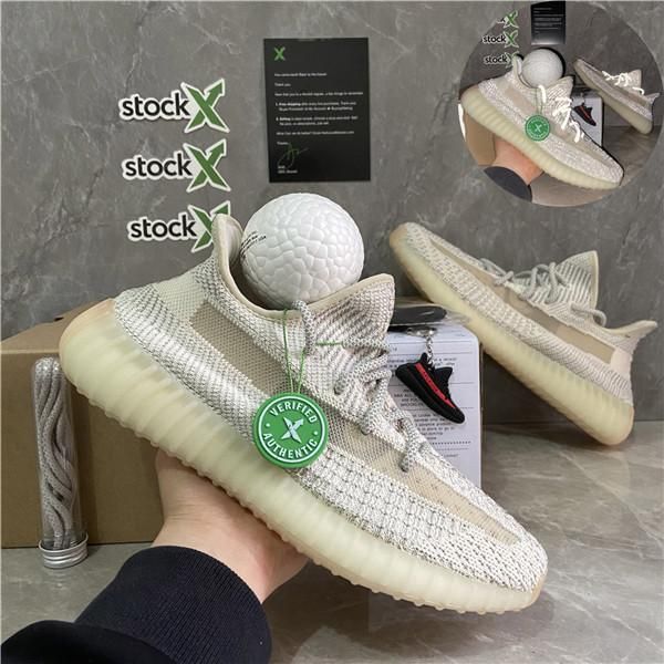 

комфорт мужские кроссовки женщин дизайнер спорт кроссовки kanye west desert sage static earth zyon tail light шлак v2 с мячом размер 36-45
