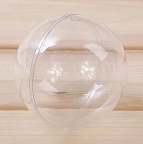 

40pcs 4/5/6/9cm clear plastic sphere candy gift christmas transparent balls new year's gift packaging requirements