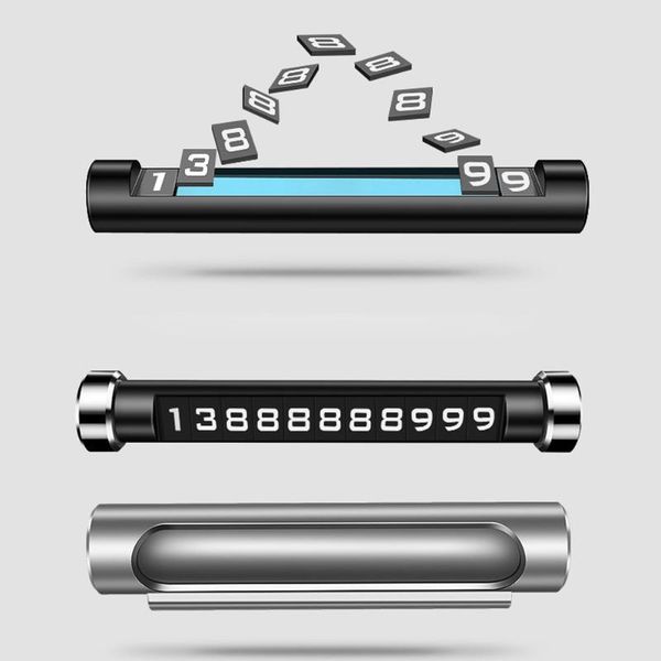 

1pc car temporary parking card 11.7 * 2.5cm plastic automobile accessories car-styling parking card