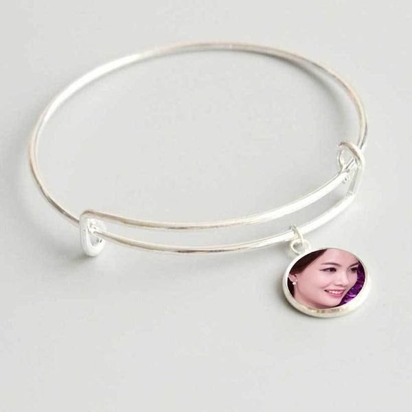 

blank sublimation push and pull bracelet bangles fashion women bangles transfer printing jewelry consumables 15pcs/lot, Golden;silver