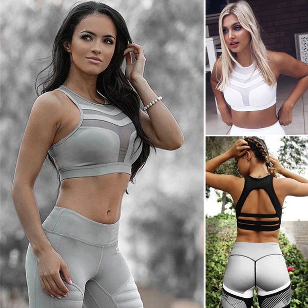 

new newly fashion active women ladies sleeveless o-neck pullover solid skinny vest outfit summer 3 style, White