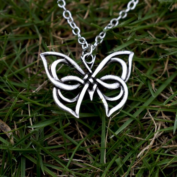 

dainty butterfly necklace minimalist necklace, birthday gift, Silver