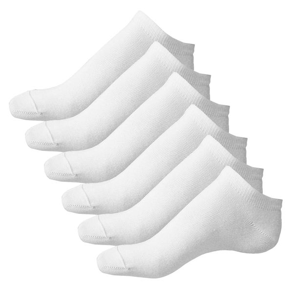 

trainer liner ankle socks cotton rich sport, Black;white