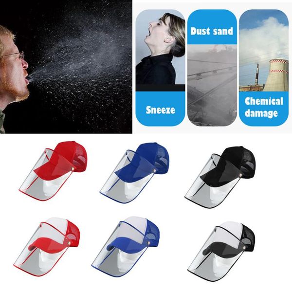 

маска бейсболка взрослые дети остроконечная шляпа пылезащитный чехол бейсболка регулируемый размер водонепроницаемый пылезащитный защитный ш, Blue;gray