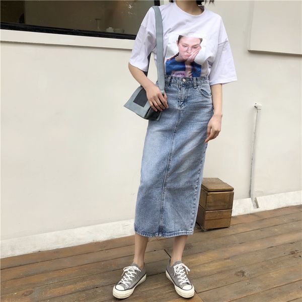 

blue women's tailored waist and hip princess jeans bk2242