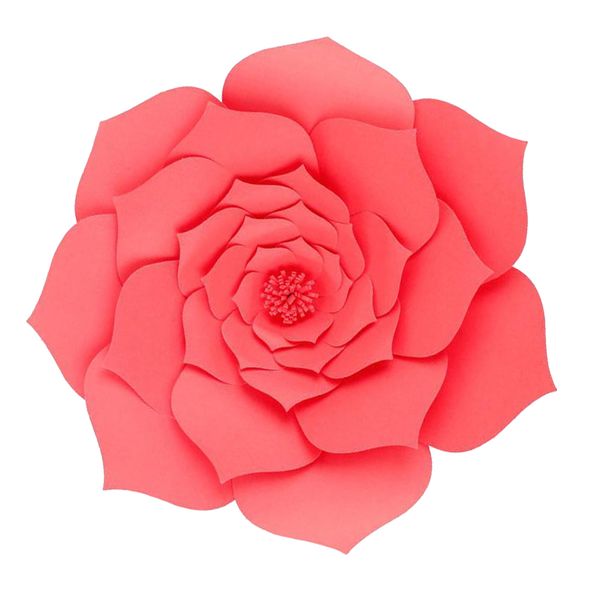 

diy rose paper flowers wall art backdrop wedding birthday party decor