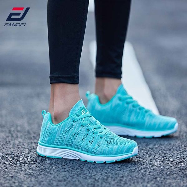 

fandei summer running shoes women sneakers women men outdoor sport shoes woman chaussures femme fapatillas mujer deportiva pe y200612, Black