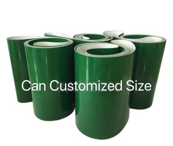 

Perimeter:5500 Width:130mm Thickness:5mm Green PVC Flat Belt Light Assembly Line Industrial Belt Conveyor Flat Belt
