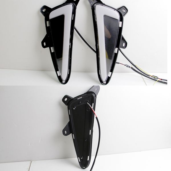

12v car drl daytime running lights for toyota chr c-hr 2016 2017 2018 2019 auto rear bumper brake light with turn signal tail lamp fog lamps