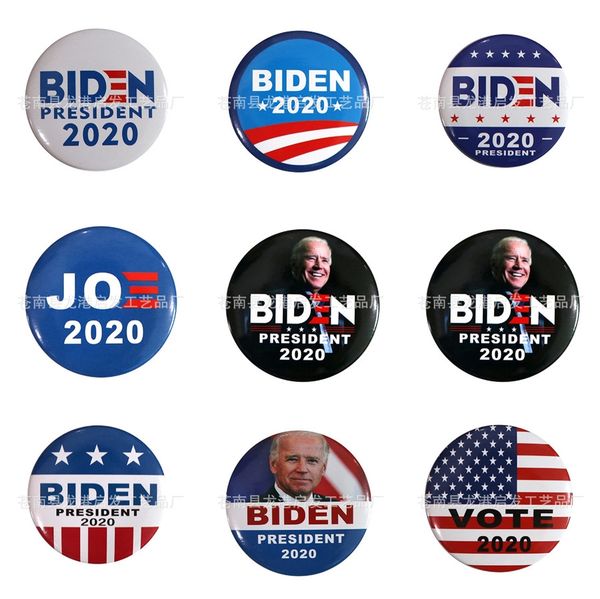 

las vegas metal biden badge lapel pin pins 10 1 pcs xy0348 #382, Silver
