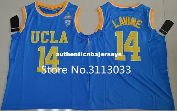 

zach lavine #14 blue basketball jersey college ucla bruins stitched xs-xxl vest jerseys, Black;blue