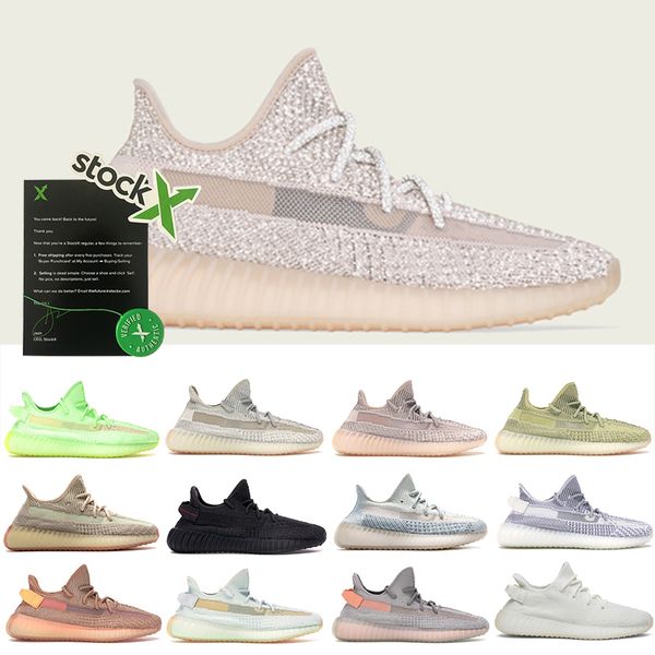 

Shoes Women Men Running Shoes Designer Sneaker Citrin Cloud White Reflective Glow Synth Lundmark Antlia Kanye West Sport Runner Shoe
